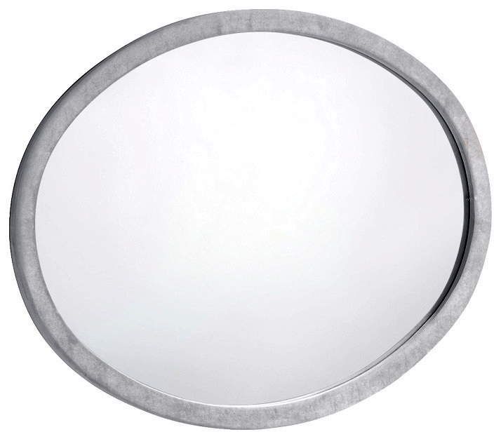 Hudson Grey Velvet Mirror